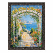 Industrial Slim Black Iron Asphalt Picture Frame-D11087 