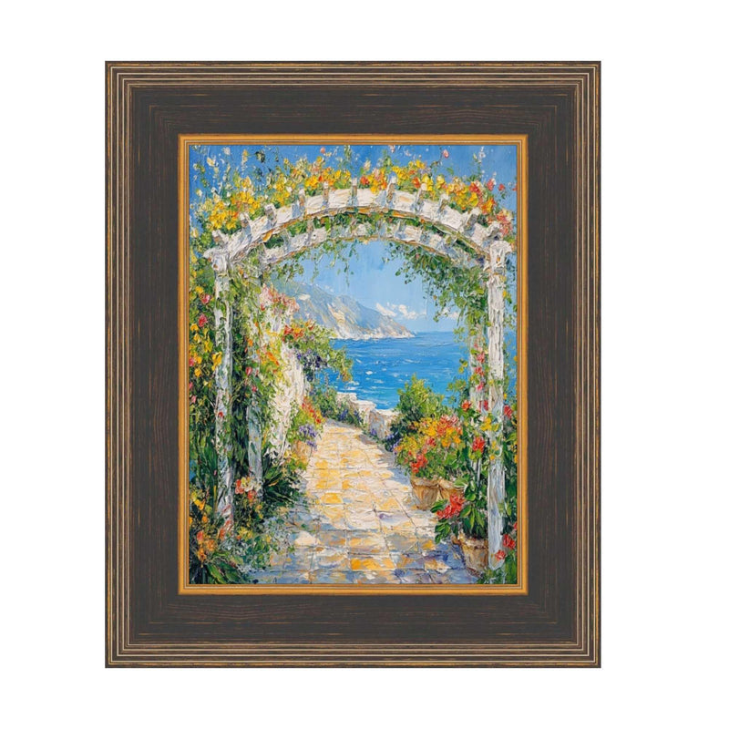 14x18 Frame Wide Black Antique Gold Picture Frame