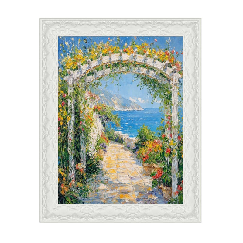 12x12 Frame Glossy Ornate Wedding White Picture Frame