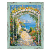 10x14 Frame Slim Teal Seaspray Chabi Chic Farmhouse Rustic Picture Frame