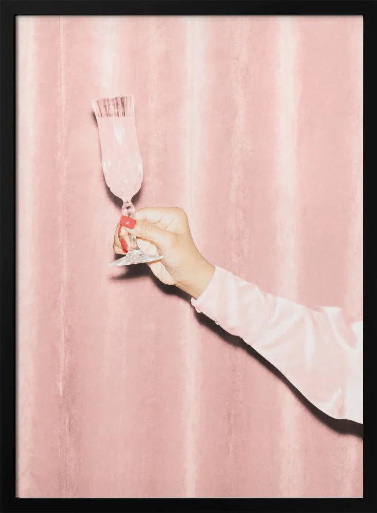 Here's To Pink 02 - Pictufy Studio III Framed Art | Home or Office Art