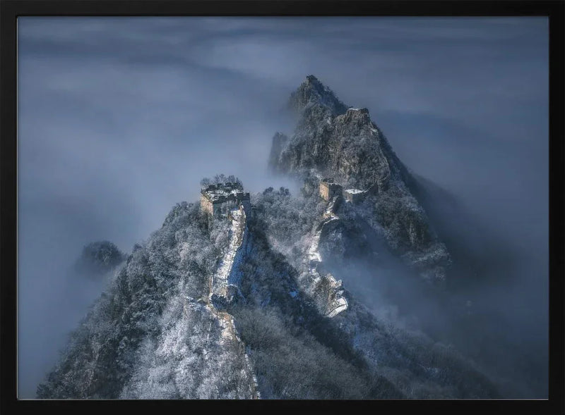 The Great Wall on the cloud Framed Art Yuan Cui | Home or Office Art