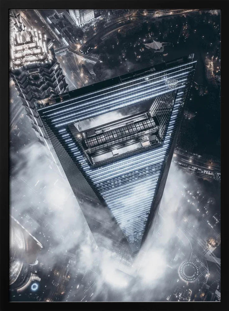 The Triangle Framed Art Aron Tien | Home or Office Art