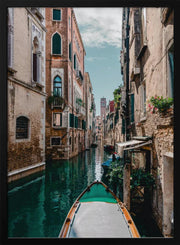 Boat on the river Framed Art Drita Stefan | Home or Office Art