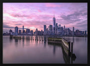 Manhattan's morning Framed Art Jie Jin | Home or Office Art