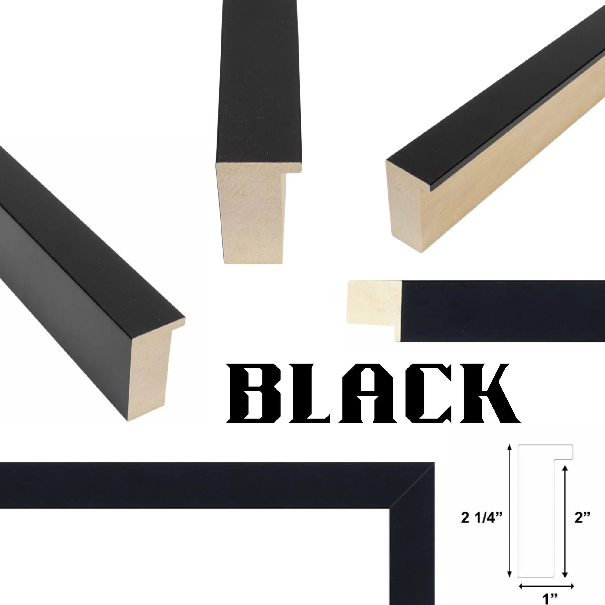 Black 22x28 Shadow Box Picture Frame 22 x 28 Display Case Deep