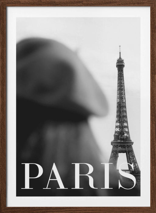 Paris Text 4 Framed Art Modern Wall Decor