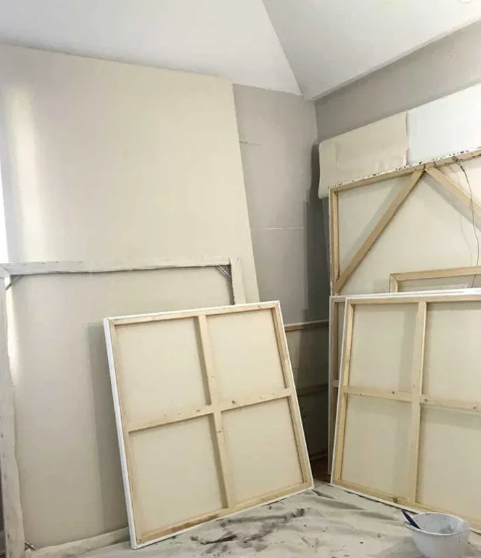 24” x 36” canvas stretching .75 inch deep  ModernMemoryDesign.com 