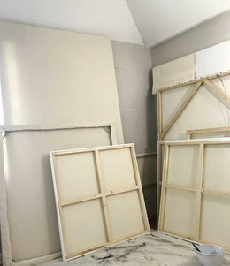 24” x 36” canvas stretching .75 inch deep  ModernMemoryDesign.com 