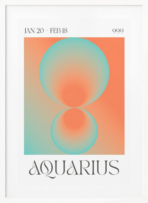 Aquarius Framed Art Modern Wall Decor