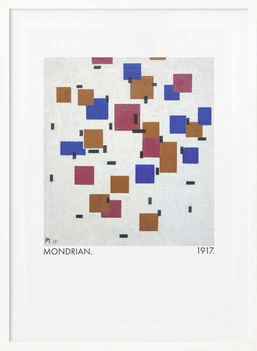 Composition in colour A 1917 Framed Art Modern Wall Decor