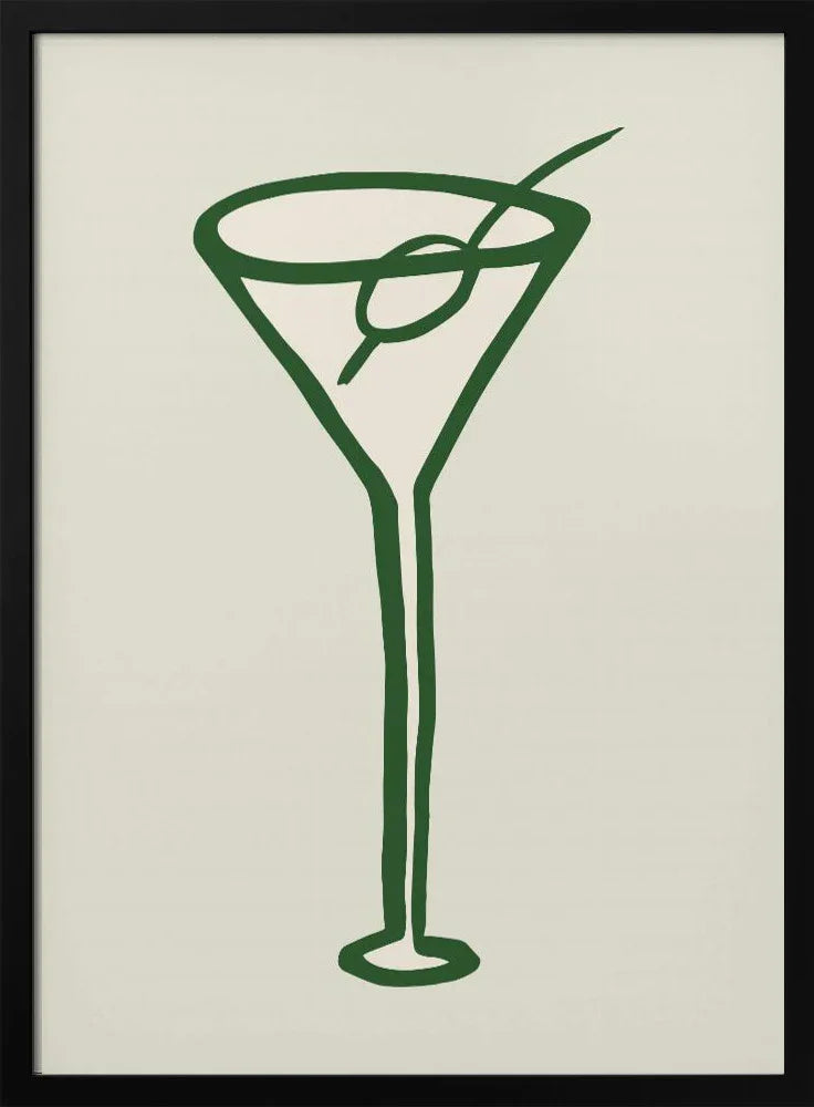 Cocktail Green - Pictufy Studio Framed Art | Home or Office Art