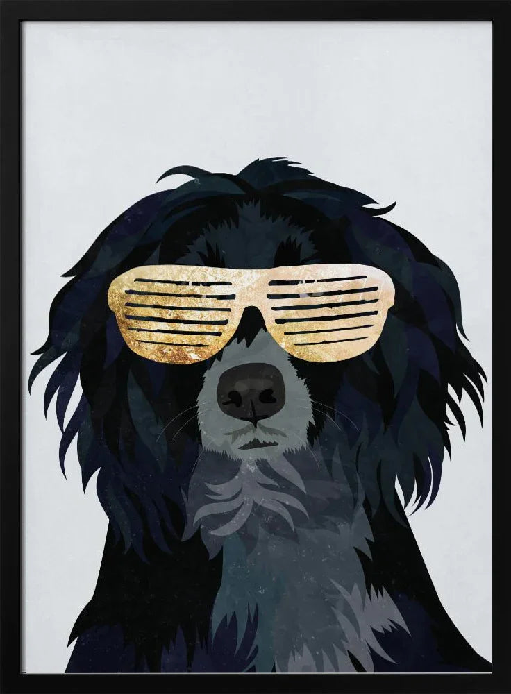Hiphop Cockerspaniel Framed Art Sarah Manovski | Home or Office Art