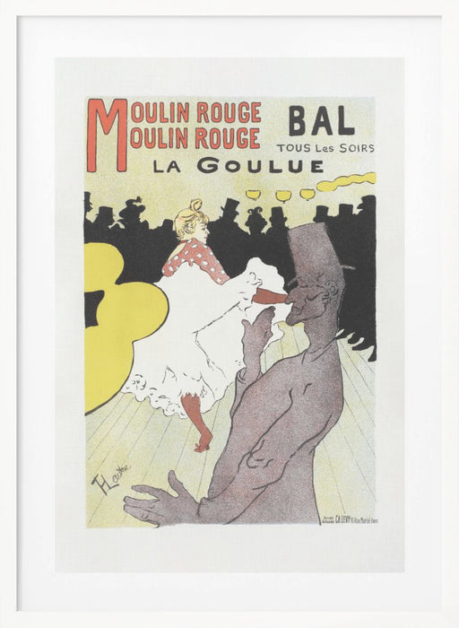 Affiche Pour Le Moulin Rouge la Goulue (1898 Framed Art Modern Wall Decor