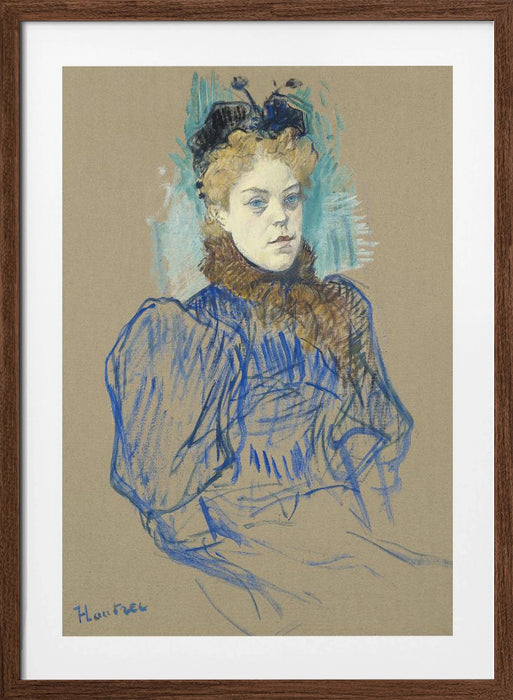 May Milton Portrait (1895) Framed Art Modern Wall Decor
