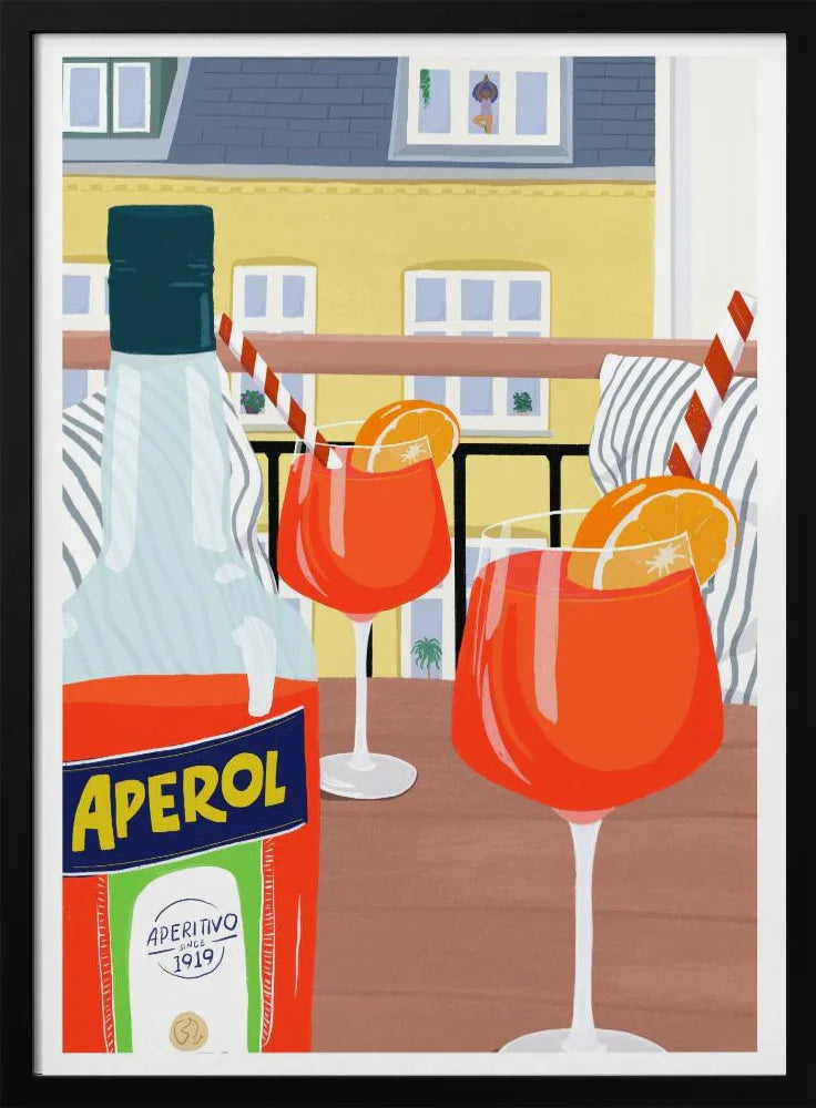 Balcony "Hygge" - ByKammille Framed Art | Home or Office Art