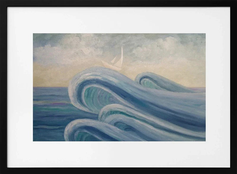 Crowning the Waves - Angeles M. Pomata Framed Art | Home or Office Art