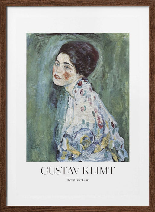 Porträt Einer Dame (1916–1917) Poster Framed Art Modern Wall Decor