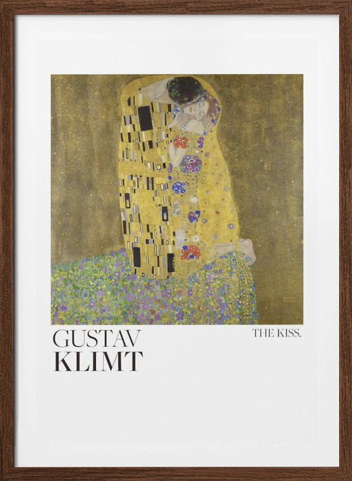 The Kiss (1907–1908) Poster Framed Art Modern Wall Decor