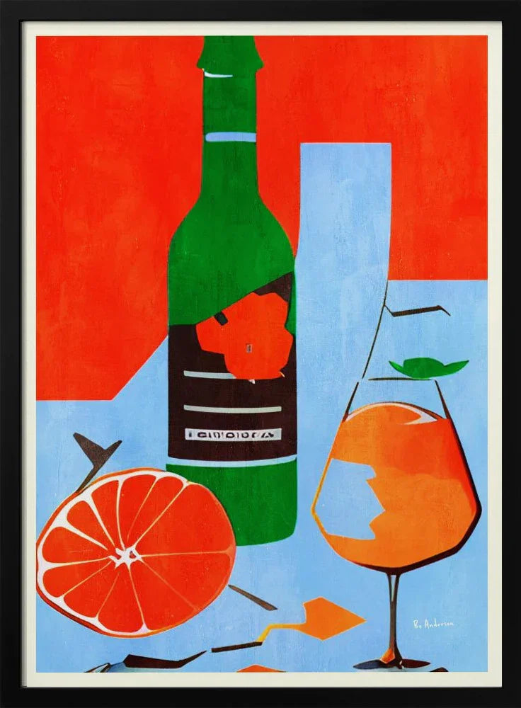 Sunny Picnic In the Park - Bo Anderson Framed Art | Home or Office Art