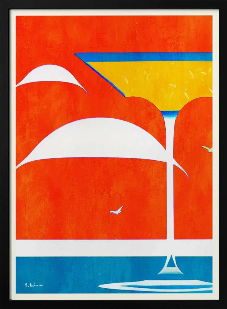 Capri - Bo Anderson Framed Art | Home or Office Art