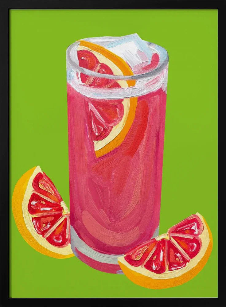 Grapefruit Paloma Pistachio - Alice Straker Framed Art | Home or Office Art