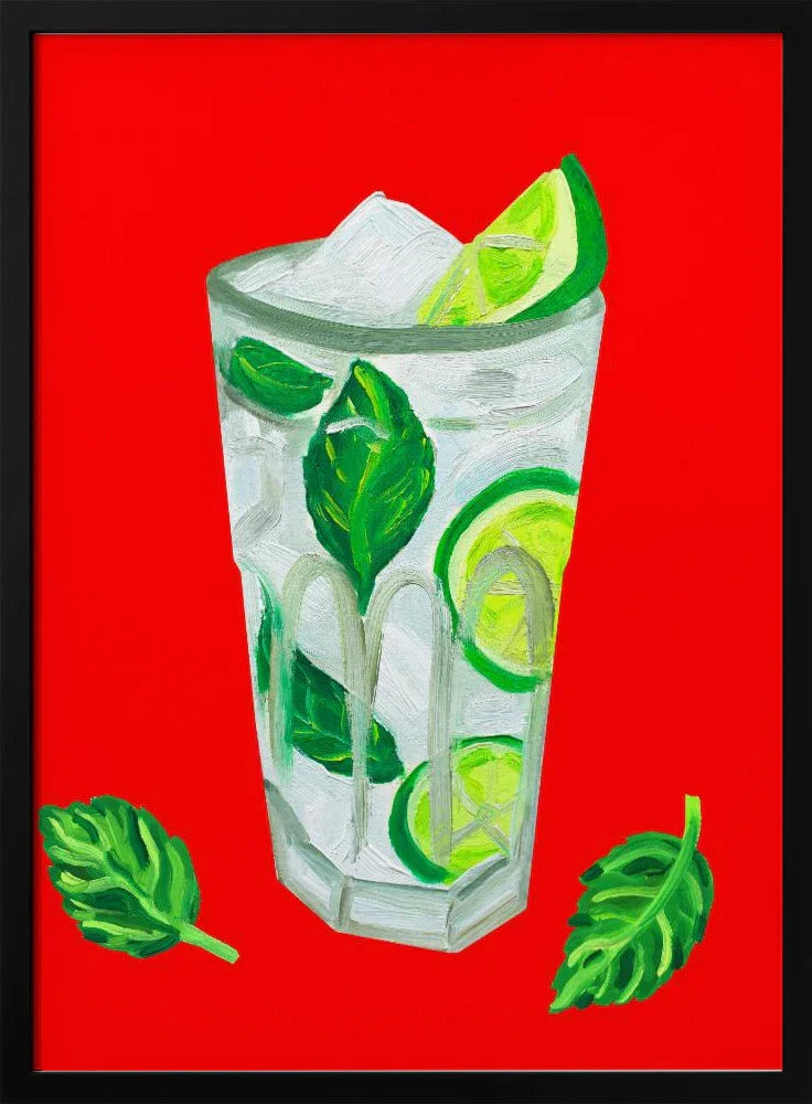 Mojito Extra Mint - Alice Straker Framed Art | Home or Office Art