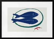 Blue Fish and Spice - Little Dean Framed Art | Home or Office Art