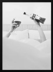 Aperol In Bed B&w - Pictufy Studio III Framed Art | Home or Office Art