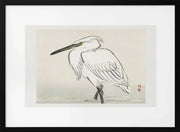 Snowy Egret - Kono Bairei Framed Art | Home or Office Art