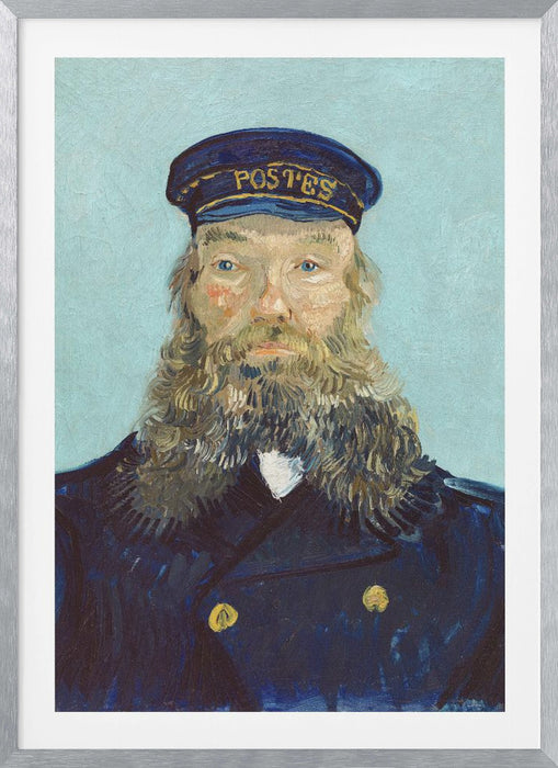 Vincent Van Gogh's Portrait of Postman Roulin (1888) Framed Art Modern Wall Decor