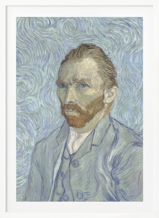 Vincent Van Gogh's Self Portrait (1889) Framed Art Modern Wall Decor