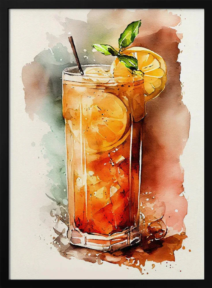 Drinks cocktail - Justyna Jaszke Framed Art | Home or Office Art