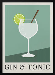 Gin &amp; Tonic - Andreas Magnusson Framed Art | Home or Office Art