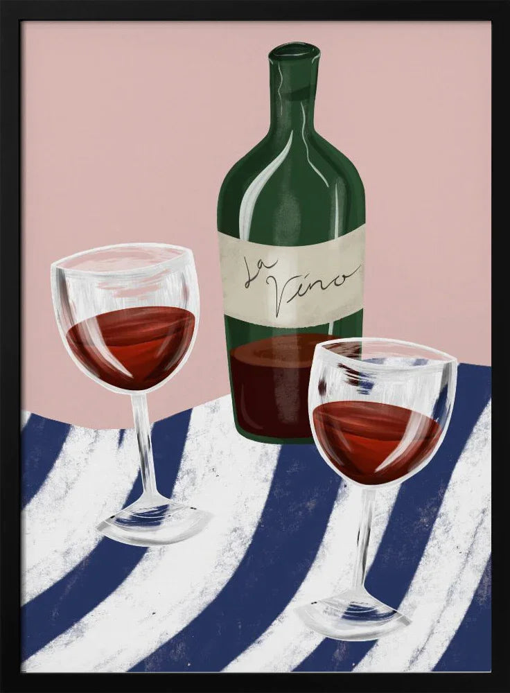 Wine time - EMELIEmaria Framed Art | Home or Office Art
