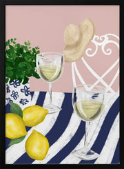 White wine for two - EMELIEmaria Framed Art | Home or Office Art