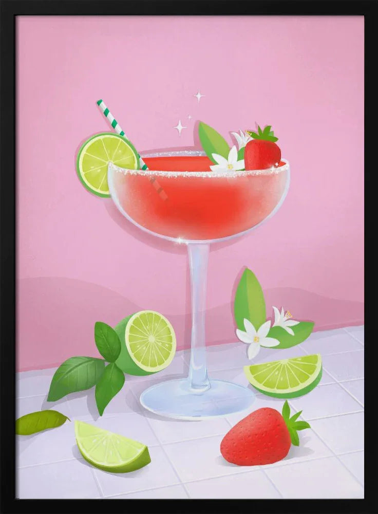 Daiquiri Cockail - Petra Lizde Framed Art | Home or Office Art