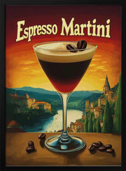 Espresso Martini Vintage - Andreas Magnusson Framed Art | Home or Office Art