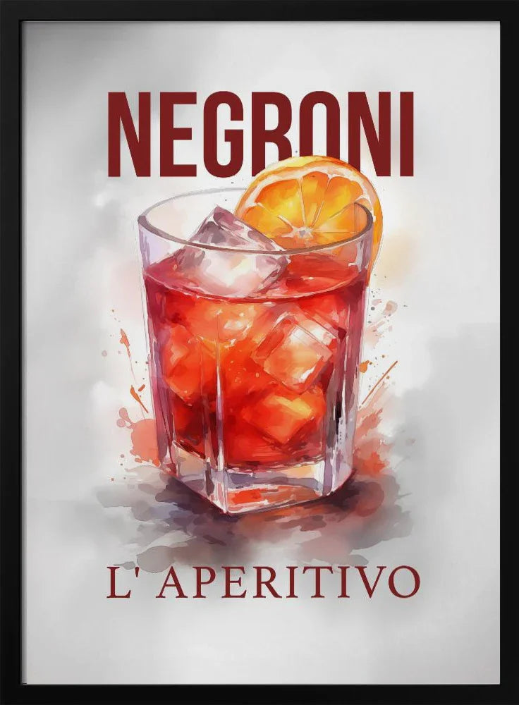 Negroni - Andreas Magnusson Framed Art | Home or Office Art