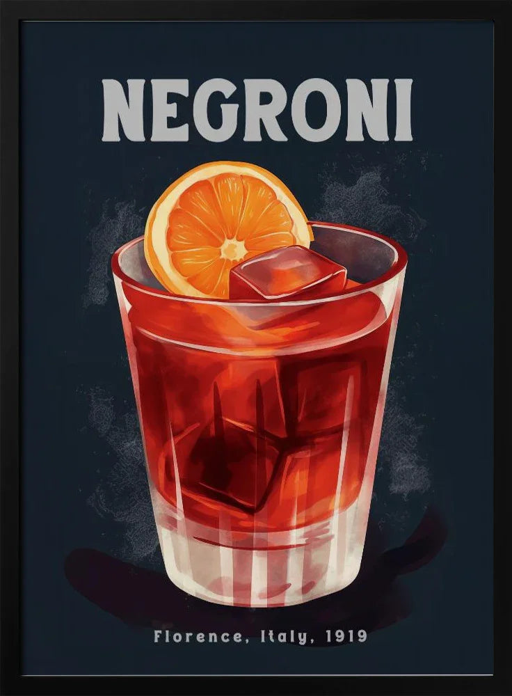 Negroni Florence 2 - Andreas Magnusson Framed Art | Home or Office Art