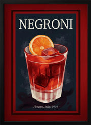 Negroni Florence - Andreas Magnusson Framed Art | Home or Office Art
