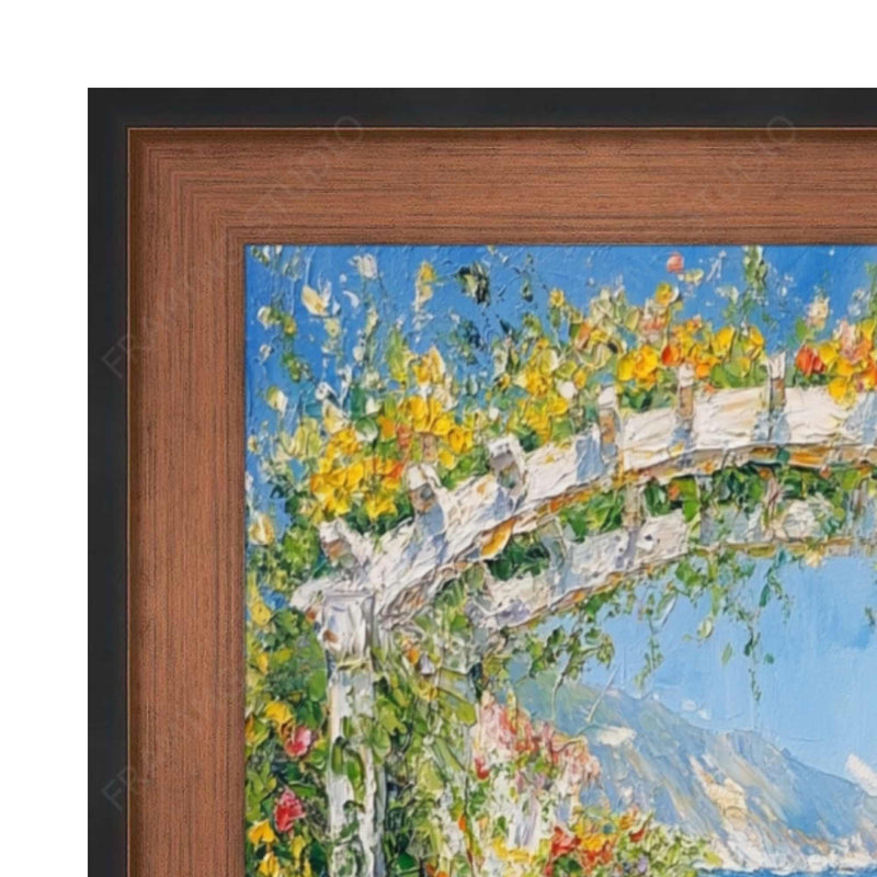 12x15 Frame Vintage Brushed Rust Copper Black Picture Frame