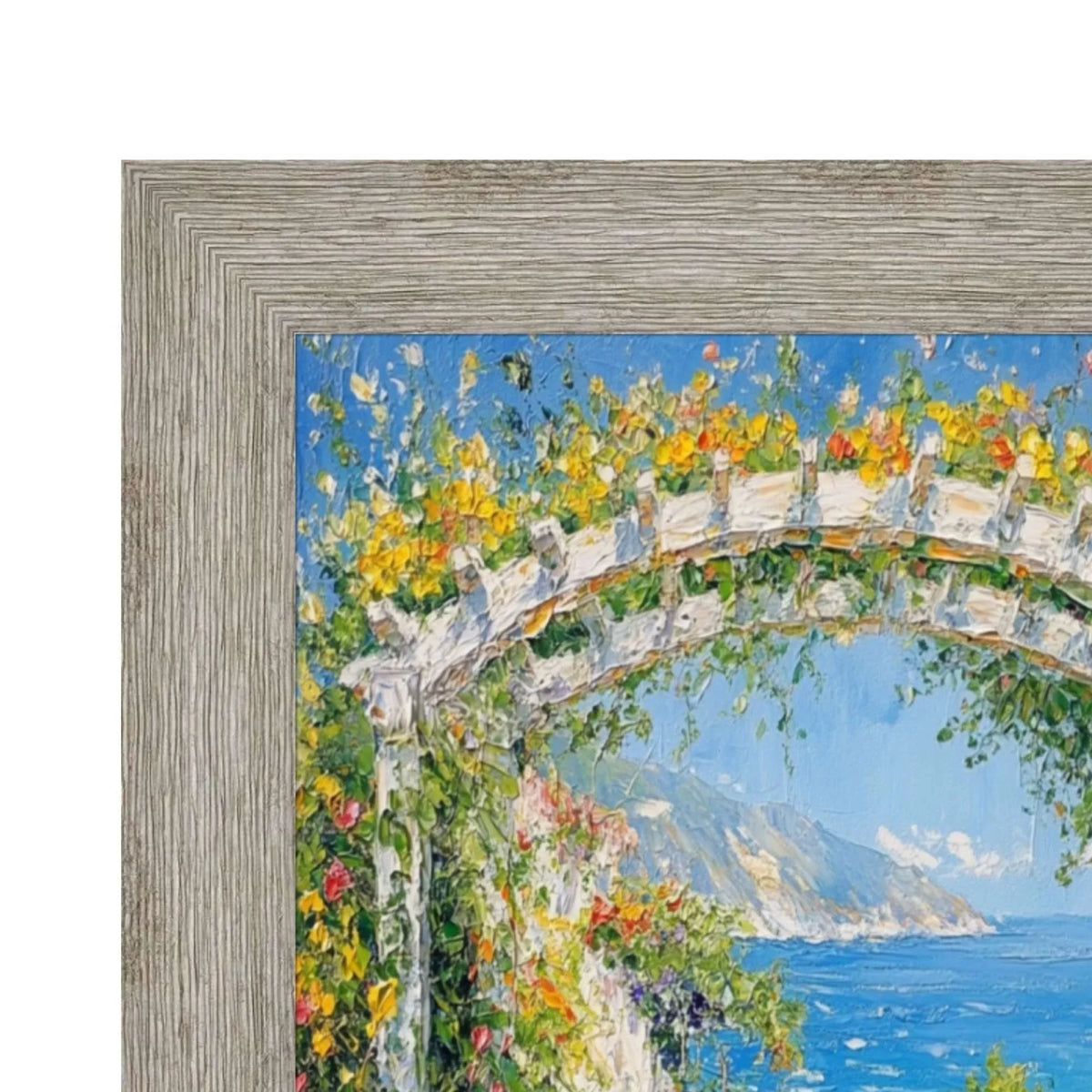 14x17 Picture Frame Grey White Wash Grain Barnwood