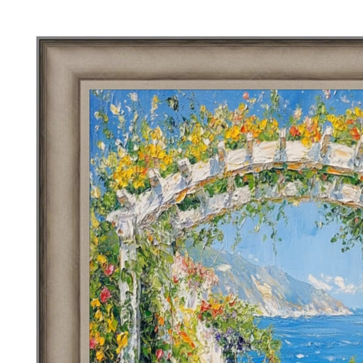 24x36 Frame Industrial Silver Metal Slope Picture Frame