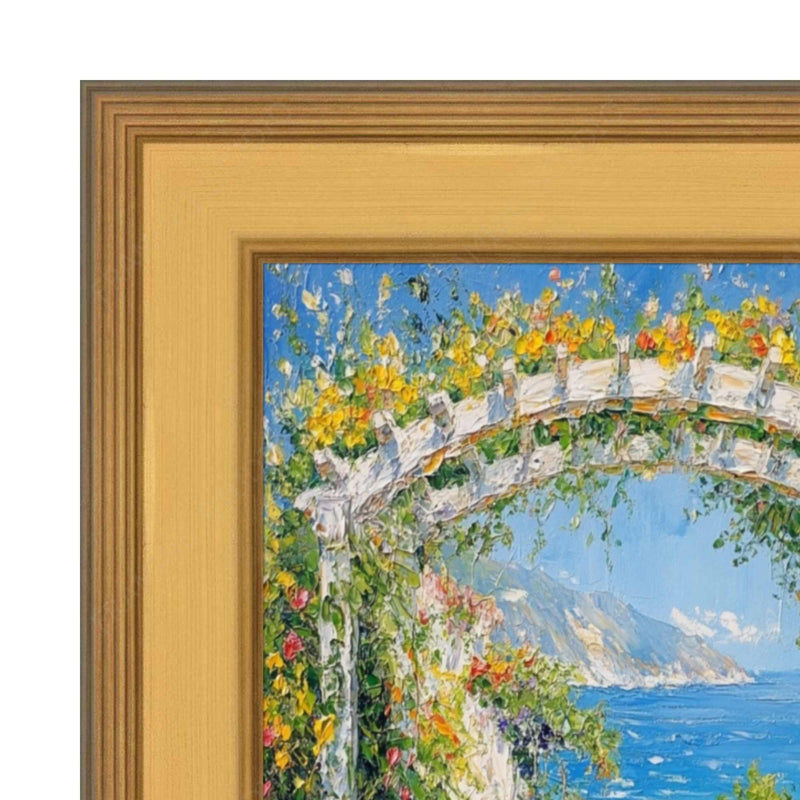 20x24 Frame Wide Gold Leaf Flat Panel Picture Frame