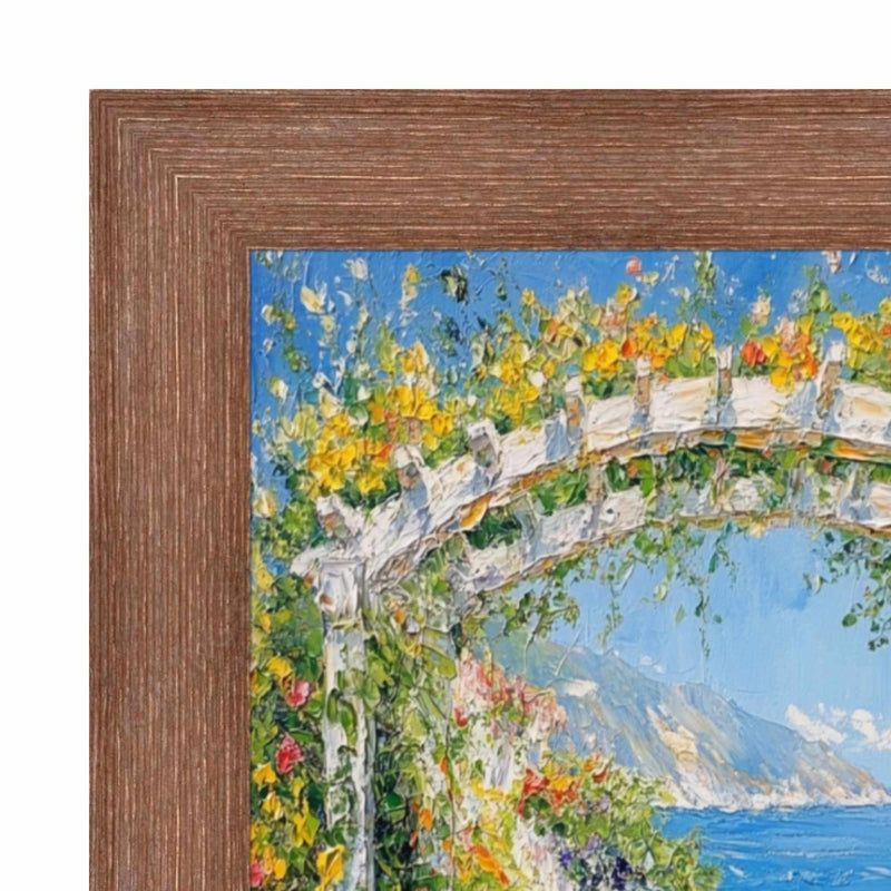 28x28 Frame Rust Brown Grain Barnwood Picture Frame