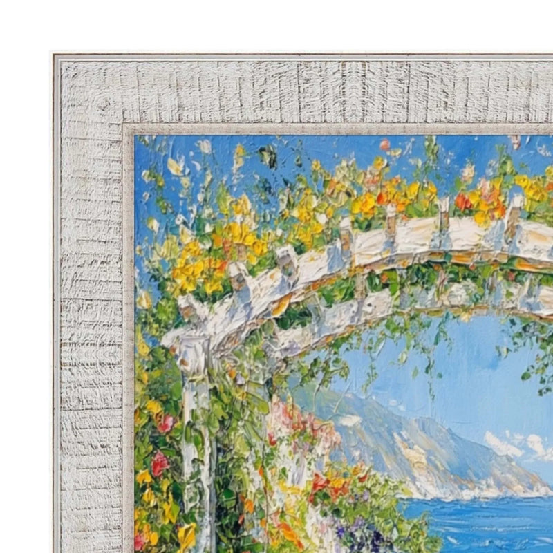 25x25 Frame Rustic Wood White Wash Picture Frame