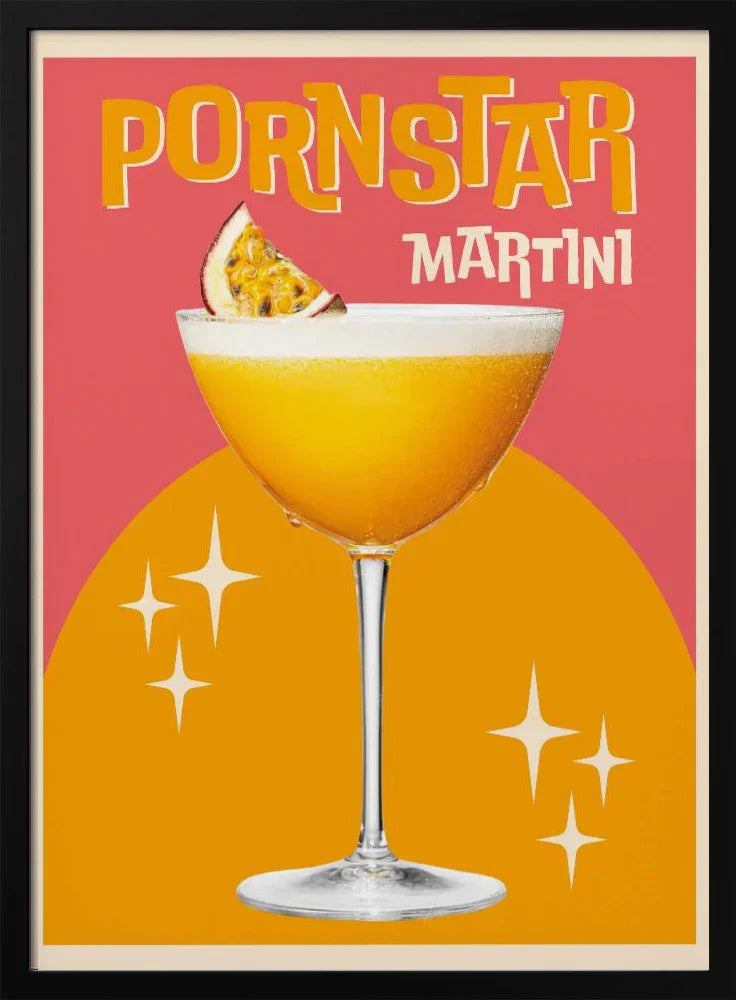 Pornstar Martini - WallChart Art Studio Framed Art | Home or Office Art