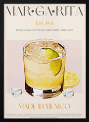 Margarita Print Cocktail - Nazma Khokhar Framed Art | Home or Office Art