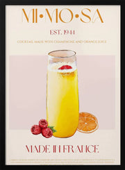 French Sunrise Sip - Nazma Khokhar Framed Art | Home or Office Art